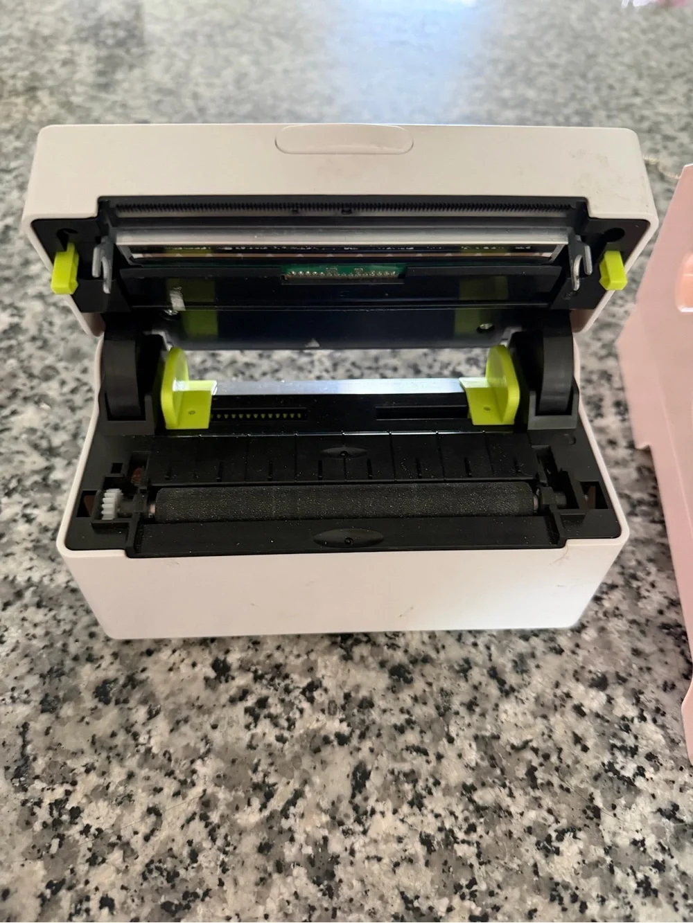 Bundle Thermal printer with 500 thermal label and holder for block or roll